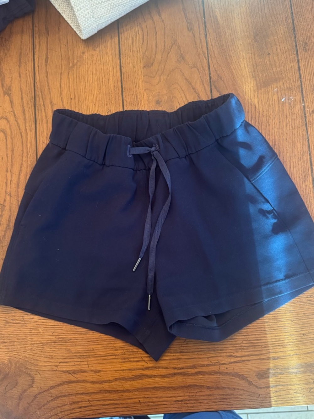 lululemon athletica Navy Drawstring Athletic Shorts